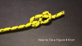 How to Tie a Figure 8 Knot