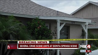 Several Crime Scene Units outside Bonita Springs townhome