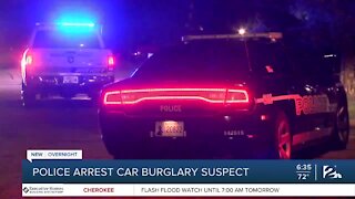 Catoosa police arrest car burglary suspect