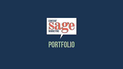 Sage Content Marketing Portfolio