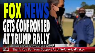 FOX NEWS GETS CONFRONTED AT TRUMP RALLY!