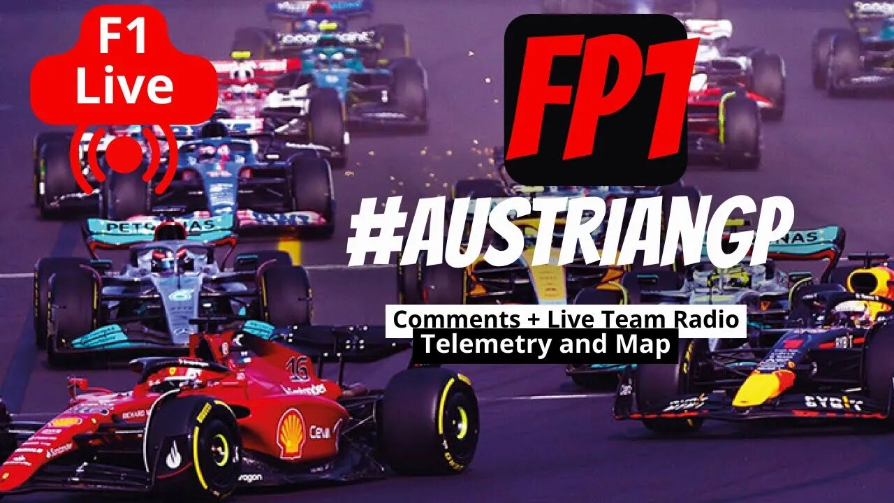Live #AustrianGP FP1 Team radio live Live Timing and GPS Map