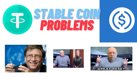 Stable coin problems of Circle USDC and Tether USDT