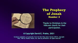 Video Bible Study: Book of Jonah - 3