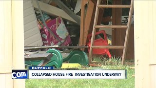 Michigan Ave home collapses after fire breaks out
