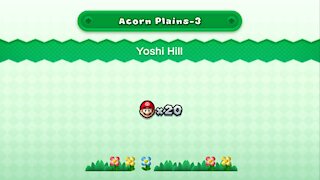 Acorn Plains-3 Yoshi Hill (All Star Coins). Nintendo Switch New Super Mario U Deluxe