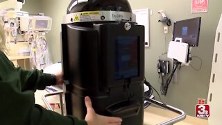 New CHI Health robots help disinfect rooms during COVID