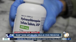 Trump taking anti-malaria drug as COVID prevention