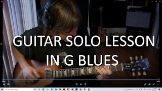 Blues Guitar Solo Lesson