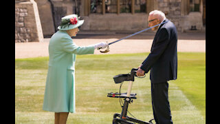 Queen Elizabeth II leads tributes to Captain Sir Tom Moore