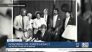 History of Dr. King's legacy in Arizona