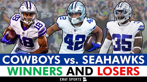 Cowboys Winners & Losers vs. Seahawks