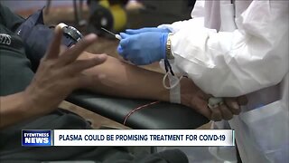 Plasma could be promising treatment for COVID patients