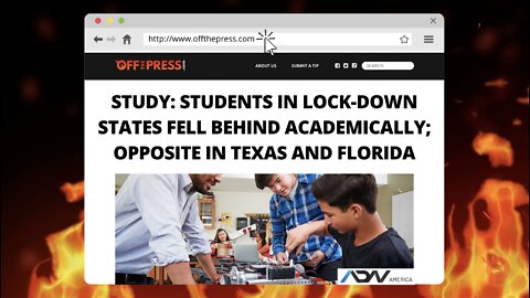 STUDY: students in lock-down states fell behind academically; opposite in Texas and Florida