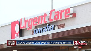 Local urgent care busy with COVID-19 testing