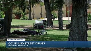 COVID boosts drug dangers among homeless
