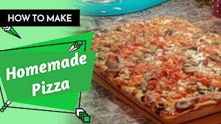 How To Make The Best Homemade Pizza From Scratch/ Rebecca's Kitchen