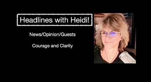 Headlines with Heidi! Vaccine injured Rob Forbes on his life after Pfizer shot