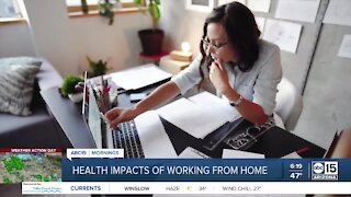 Health impacts of working from home