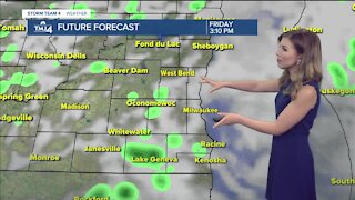 Foggy, humid afternoon with chance of showers Friday afternooon