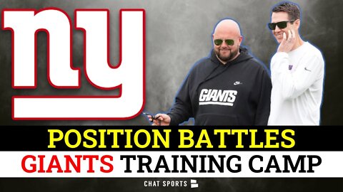 NY Giants Position Battles To Watch At Giants Training Camp Ft Daniel Bellinger vs Ricky Seals-Jones