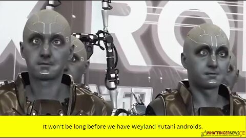 It won't be long before we have Weyland Yutani androids.