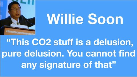 #29 - Willie Soon: “This CO2 stuff is...pure delusion. You cannot find any signature of that.”