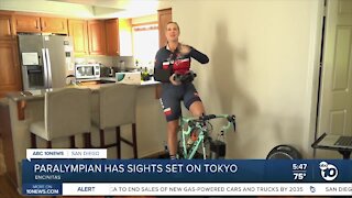 Blind Paralympian training for Tokyo 2021