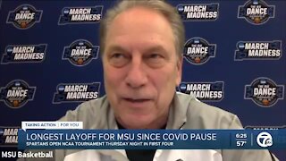 Longest layoff for Michigan State since COVID pause