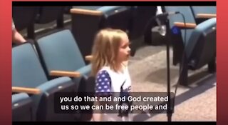 EPIC! Little Girl Patriot Tells Off School Board-1517
