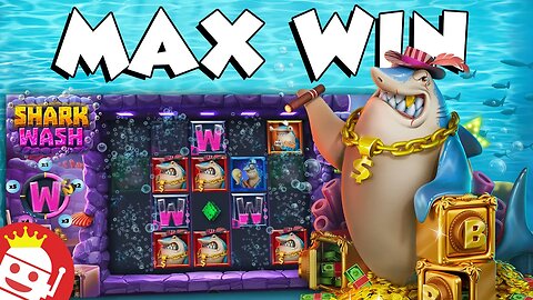 💎 LUCKY PLAYER TRIGGERS 5000X SHARK WASH MAX WIN!