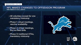 NFL makes updates to offseason program schedule