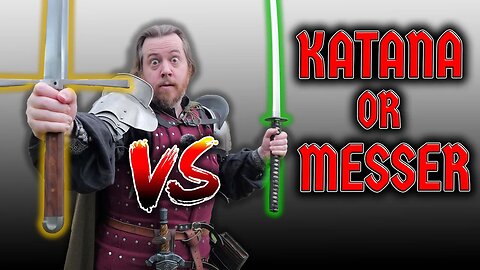 Katana VS Kriegsmesser: This is WRONG.... Here's Why.