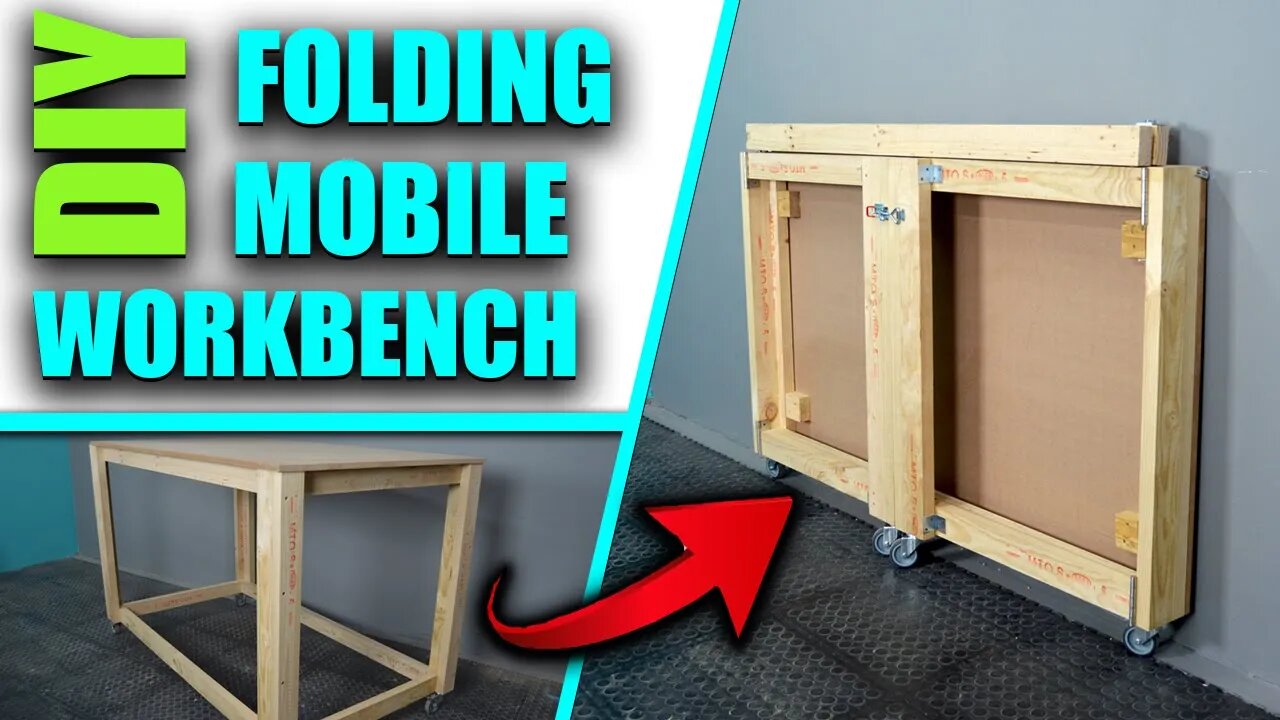 How To Build A Fold Up Workbench Diy