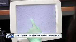 Erie County Department of Health testing people for COVID-19