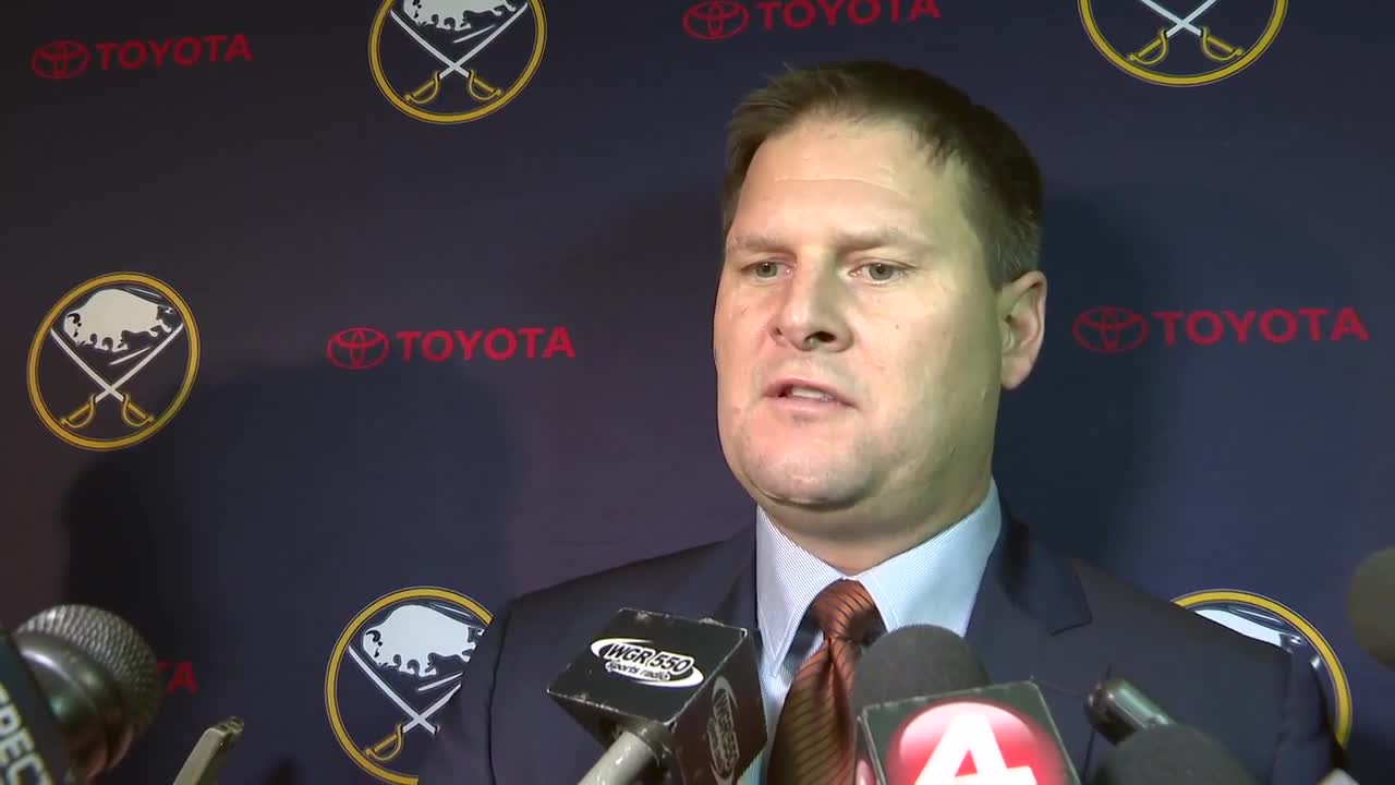 Sabres GM Jason Botterill meets with media