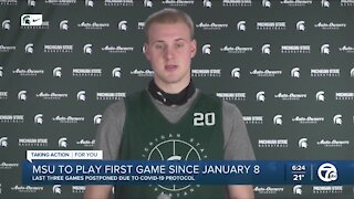 MSU set to play for first time in nearly three weeks