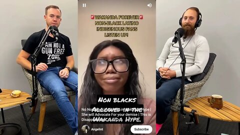 No Non Black's Allowed in Wakanda Hype | Reaction Video