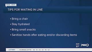 Tips for waiting in line for Covid vaccine