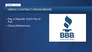 BBB warning before hiring landscapers, constractors