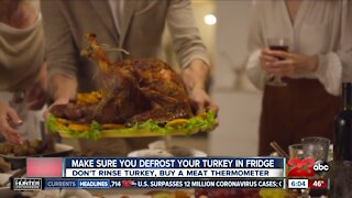 Thanksgiving turkey prep