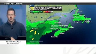 Friday rain replaces maritime warmth