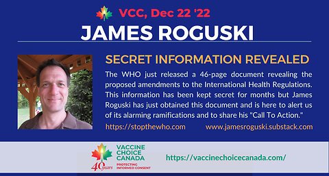 James Roguski - Secret Information Revealed