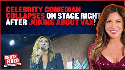 Celebrity Comedian COLLAPSES on stage right after joking about Vax!