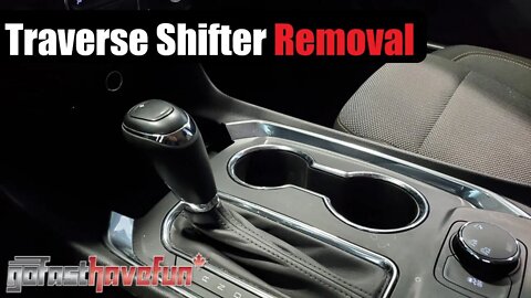 Chevy Traverse, GMC Acadia, Buick Enclave Shifter knob removal | AnthonyJ350