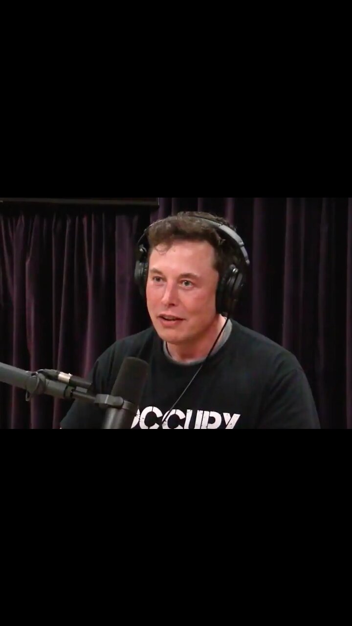 Elon Musk on the "Joe Rogan Experience" podcast.