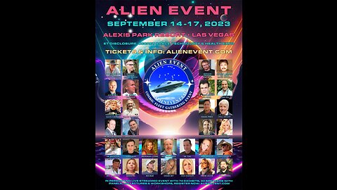 Super Soldier Presentation Alien Event Expo - Las Vegas, NV Sept 14-17, 2023
