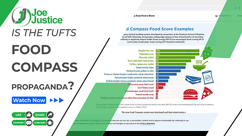 Is the Tufts University food compass just industry propaganda?