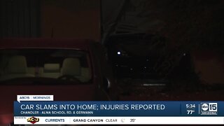 Newly purchased Tesla crashes into Chandler home
