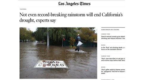 Sacramento Gifting Results – Historic Storms Call For Hysteric Reporting